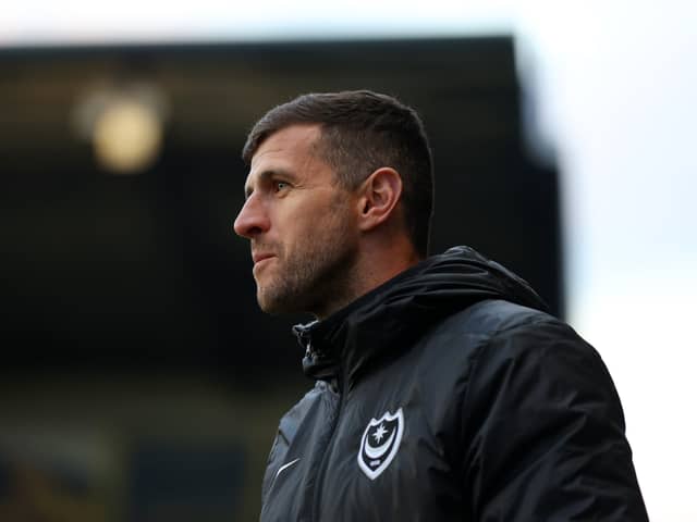 Portsmouth manager John Mousinho (Image: Getty Images)