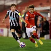 Josh Martin, pictured on loan at Barnsley last season, has the chance to earn a longer Pompey stay according to Rich Hughes. Picture: George Wood/Getty Images