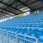 The Milton End will become the first Football League away stand devoted entirely to rail seating. Picture: Habibur Rahman