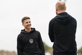 Pompey midfielder Tom Lowery has been given a target date for his first-team return. Pic: Jason Brown