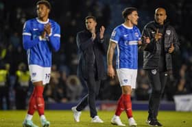 John Mousinho has criticised the match officials who oversaw Pompey's 4-0 defeat to Blackpool. Picture: Jason Brown/ProSportsImages