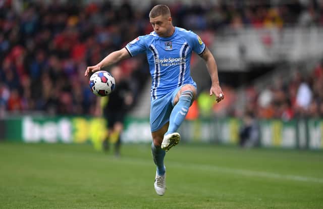 The Rams paid £2m to sign the Sky Blues left-back on the final day of the window.