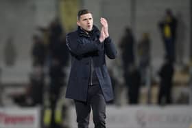 Pompey head coach John Mousinho with delighted with his players' response after Saturday defeat. Picture: Jason Brown/ProSportsImages