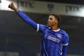 Pompey striker Kusini Yengi is set to lead the line at Northampton. Pic: Jason Brown