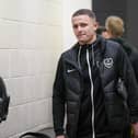 Pompey striker Colby Bishop