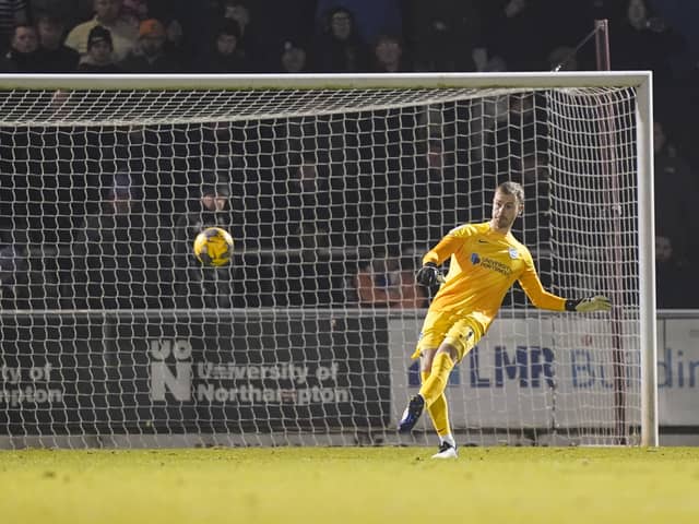 Pompey keeper Will Norris has made a big difference to his side's attacking play. Pic: Jason Brown