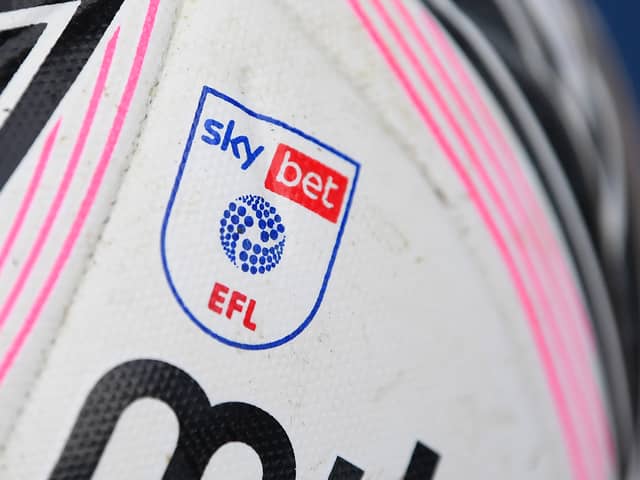 EFL logo on a ball.