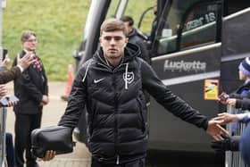 Zak Swanson has been out of action for Pompey since December. His status for the match against Cambridge United has been revealed. (Image: Pro Sport Images)