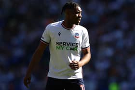 Bolton and former Southampton striker Dan Nlundulu is expected to miss the Pompey clash on Monday after injuring himself against Port Vale. Pic: Getty
