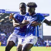 Pompey's Norwich City loanee Abu Kamara has been linked with Premier League side Brentford and Bundesliga outfit Freiburg. Pic: Jason Brown.