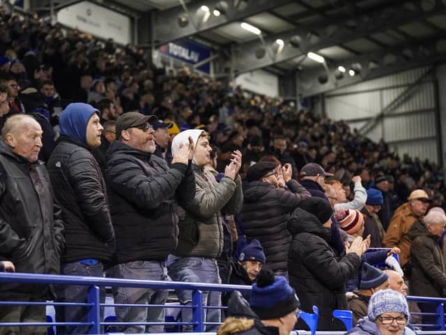 The Pompey fans showed tremendous loyalty during the Blues' 4-0 defeat at the hands of Blackpool on their last game at Fratton Park