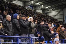 Pompey fans were out in force once again on Monday against Bolton. Pic: Jason Brown.