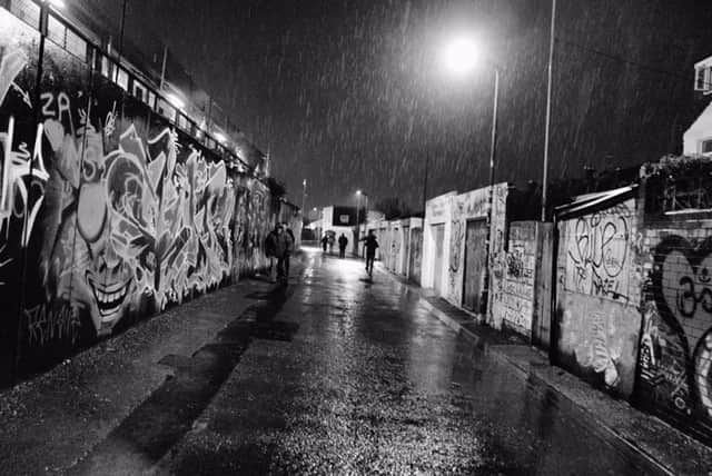 Specks Lane, behind the Milton End, which is a designated Public Art wall. Picture: Pete Blackman