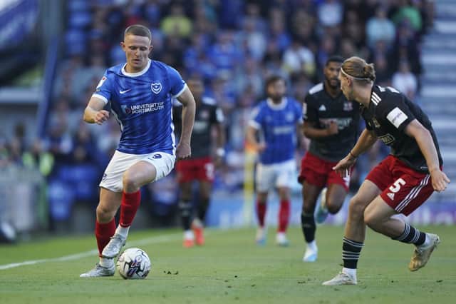 Colby Bishop returns to Pompey duty following injury - but on the bench. Picture: Jason Brown/ProSportsImages