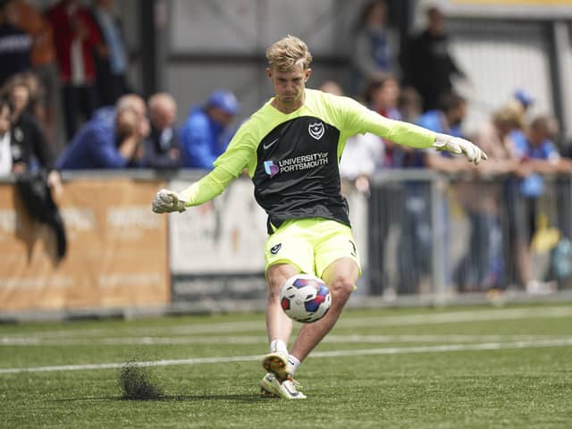 Pompey keeper Toby Steward has picked up national recognition after a fine season.