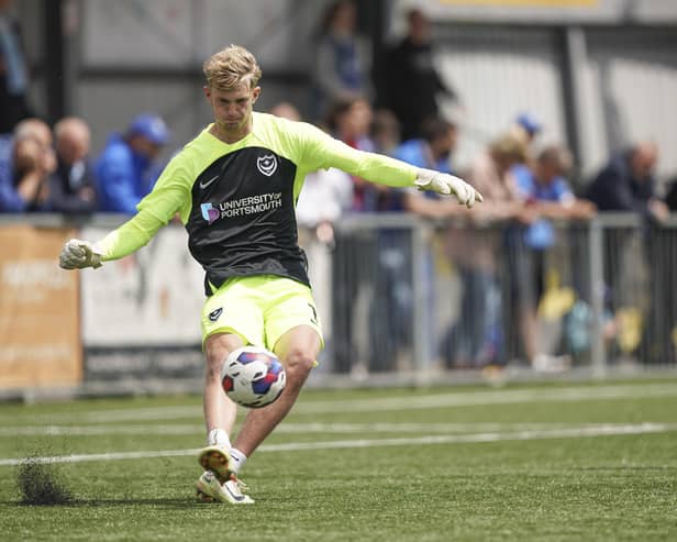 Pompey keeper Toby Steward has picked up national recognition after a fine season.