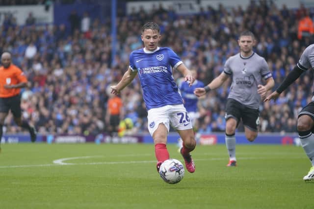 Tom Lowery hasn't featured for Pompey since the opening day of the season against Bristol Rovers. Picture: Jason Brown/ProSportsImages