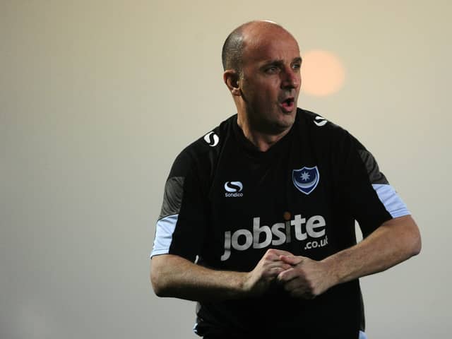 Paul Cook is one of several former Pompey managers tipped for the Plymouth Argyle job. He is currently in charge of National League leaders Chesterfield. (Photo by Harry Trump/Getty Images)