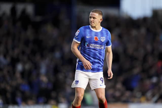 Colby Bishop is recalled to Pompey's starting line-up against Fleetwood. Picture: Jason Brown/ProSportsImages