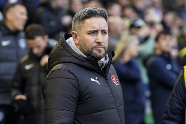 Fleetwood boss Lee Johnson was proud of his side's efforts at Pompey. Pic: Jason Brown