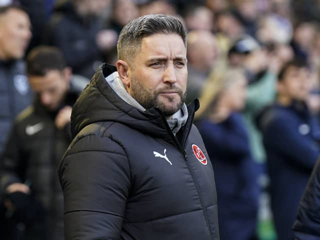 Fleetwood boss Lee Johnson was proud of his side's efforts at Pompey. Pic: Jason Brown