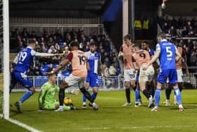 Pompey suffered a 2-1 defeat at Bristol Rovers today