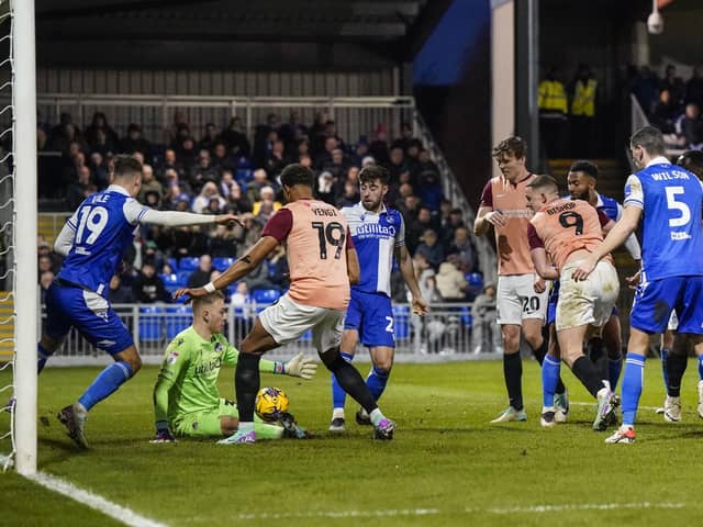 Pompey suffered a 2-1 defeat at Bristol Rovers today