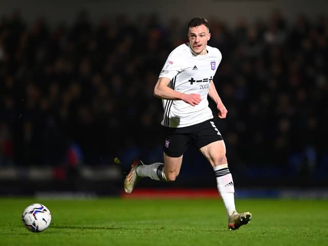 Pompey have their eyes on Ipswich Town defender George Edmundson in the January transfer windw. Pic: Graham Hunt/ProSportsImages

