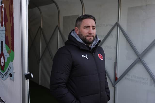 Former Fleetwood boss Lee Johnson