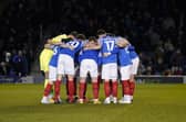 The Pompey dressing room has responded to doubts over their promotion credentials. Pic: Jason Brown/ProSportsImages