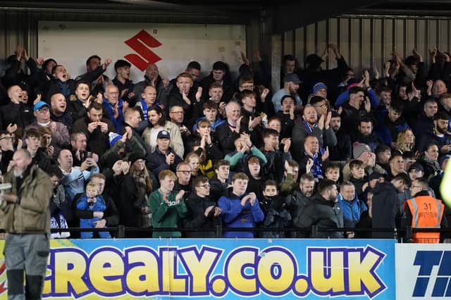 1,335 Pompey fans made the Friday night trip to Exeter's St James Park. The Blues are one of League One's best supported teams on the road. (Image: Pro Sport Images) 