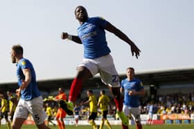 Former Pompey striker Omar Bogle is currently out with a muscle injury