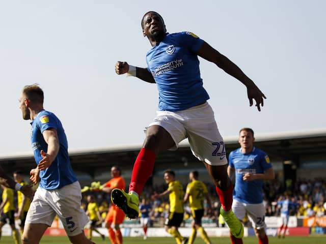 Former Pompey striker Omar Bogle is currently out with a muscle injury