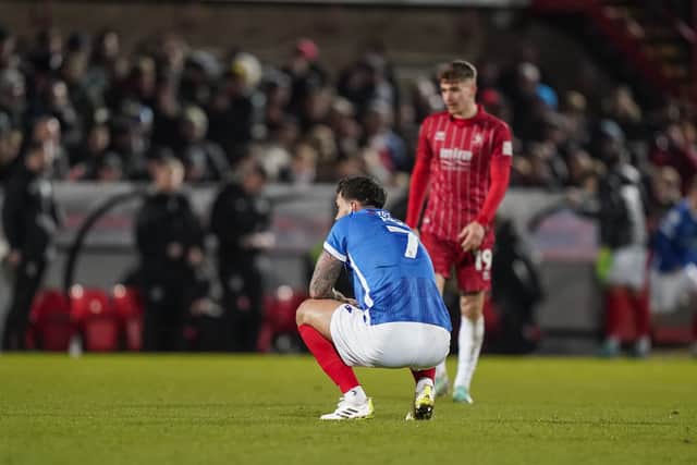 Skipper Marlon Pack reflects on defeat for Pompey against Cheltenham. Picture: Jason Brown/ProSportsImages