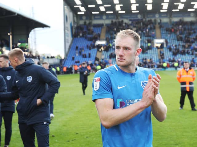 An emotional Matt Clarke says goodbye to the Fratton faithful on the final day of the 2018-19 season