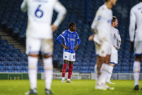 Promising Koby Mottoh made five first-team appearance for Pompey this season. Picture: Jason Brown/ProSportsImages