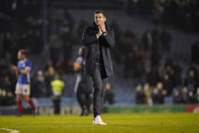 Pompey boss John Mousinho. Pic: Jason Brown/ProSportsImages