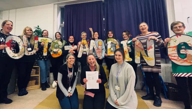 Growing Places nursery at Havant Academy has received an outstanding Ofsted rating in its most recent inspection.
Pictured: The team at the Havant site.