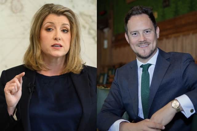 The current Portsmouth North MP Penny Mordaunt and Portsmouth South MP Stephen Morgan
