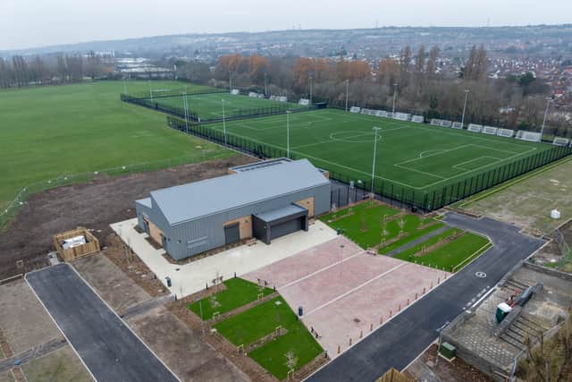 The main building work at the King George V Football complex in Cosham has been completed. Picture: Marcin Jedrysiak