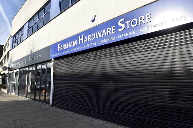 The Fareham Hardware Store in West Street, Fareham.
