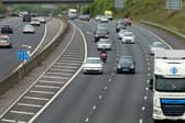 The M27 eastbound between junctions 10 and 11 in Fareham was closed following a crash.