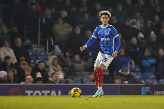 Josh Martin made his fifth Pompey appearance when he featured against Leyton Orient. Picture: Jason Brown/ProSportsImages