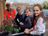 The campaign started in 2023 with schools installing sustainable drainage solutions in a joint initiative with Southern Water and the Department of Education. Pictured is one of the SuDS at St Albans School, Havant