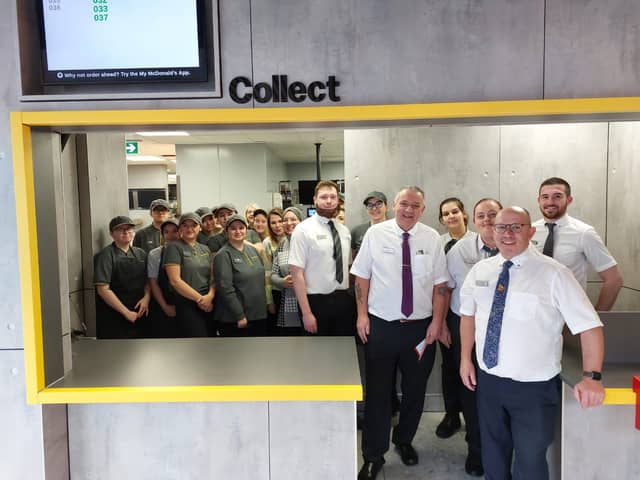 The new McDonald's store opened in London Road with staff excited to get started. It is the first McDonald's in North End since 2015.