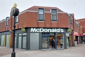 The new McDonald's opened in North End as a dedicated takeaway only restaurant