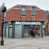The new McDonald's opened in North End as a dedicated takeaway only restaurant