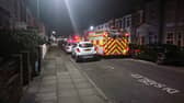 Fire crews at the scene of a chimney fire in Montague Road, North End, Portsmouth. The fire service said incidents like this are more common due to the cold temperatures. Picture: The News Portsmouth