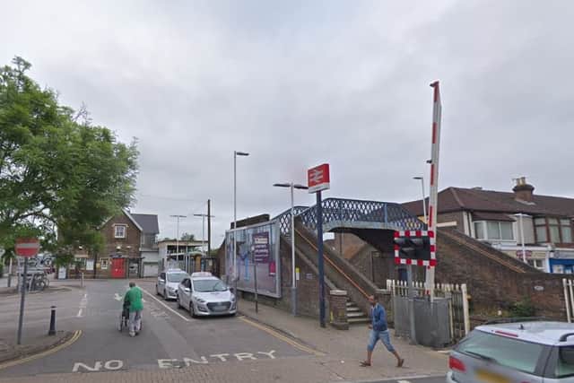 British Transport Police were called to Cosham Railway Station yesterday morning. A person was brought to safety under the Mental Health Act. Picture: Google Street View.