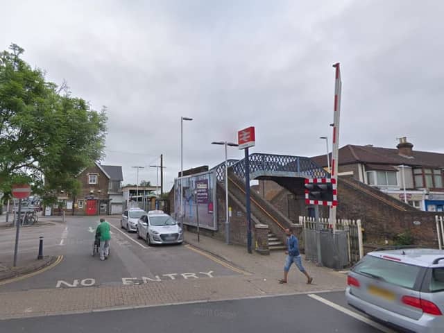 British Transport Police were called to Cosham Railway Station yesterday morning. Picture: Google Street View.
